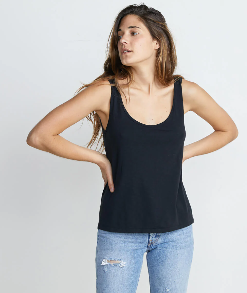 Logan Tank in Black