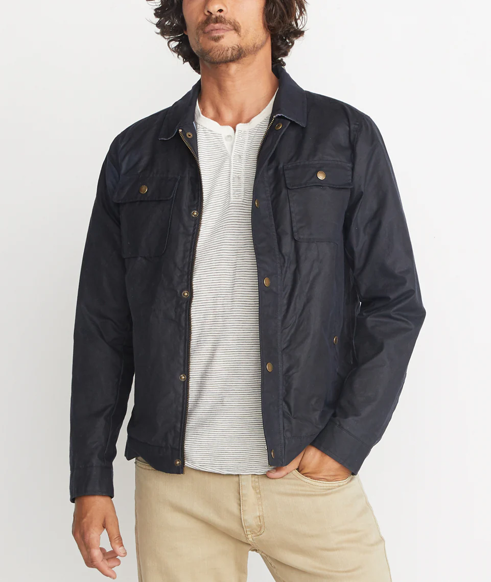 Wax Field Jacket in Dark Navy