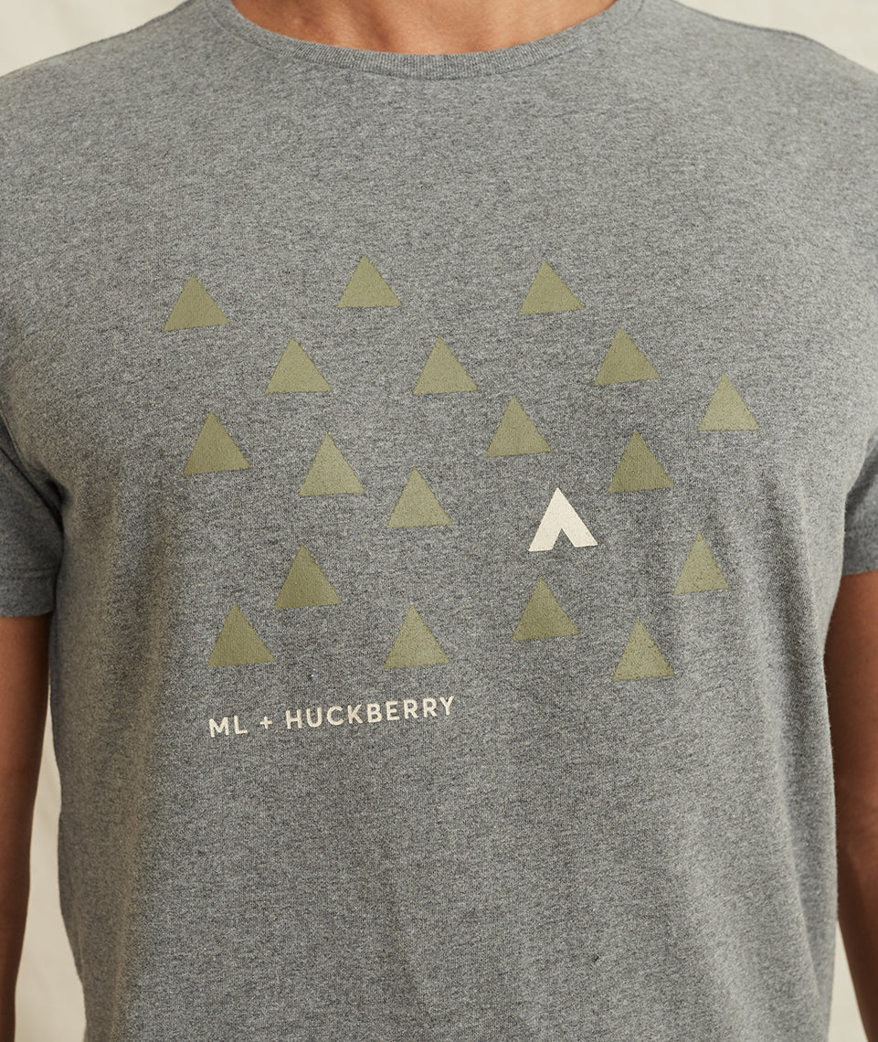 Re-Spun Huckberry Tee in Heather Grey