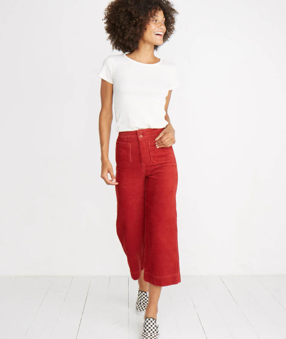 Tally Pant in Rosewood