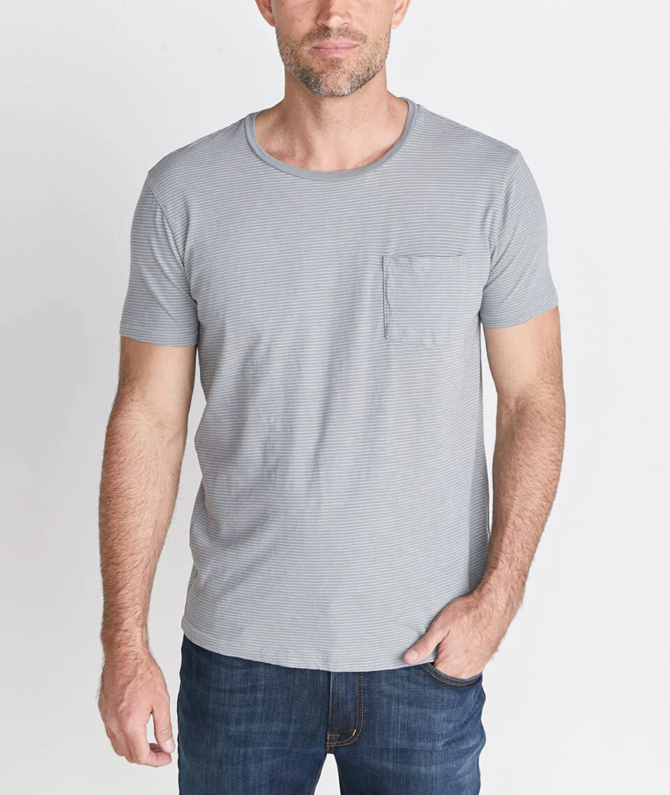 Signature Pocket Tee in Moss