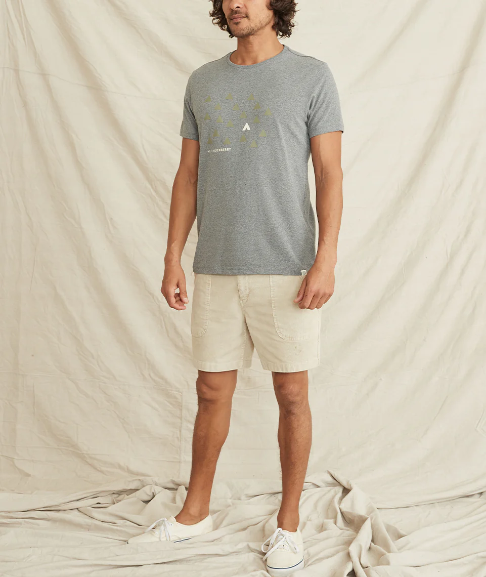 Re-Spun Huckberry Tee in Heather Grey