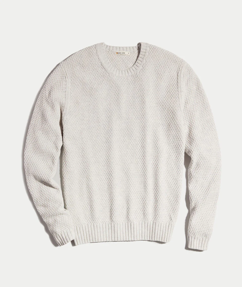 Prescott Sweater in Light Heather