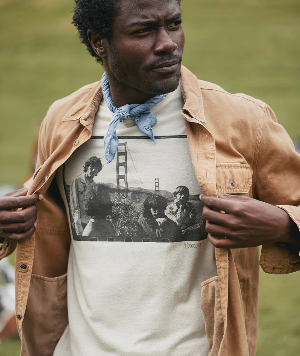The Doors Photo Tee in Unisex Natural