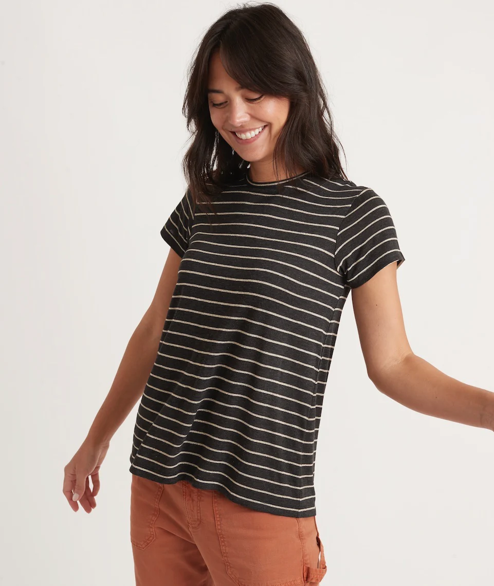 Swing Crew in Lurex Stripe