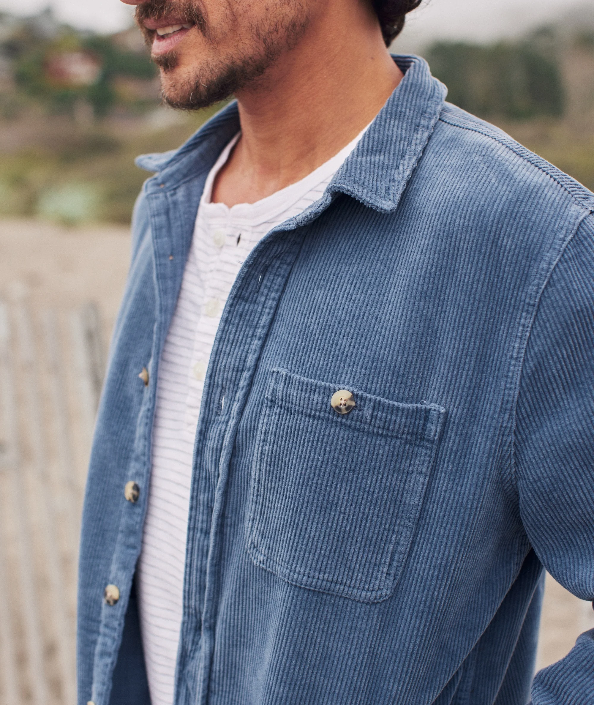 Max Broken In Corduroy Overshirt