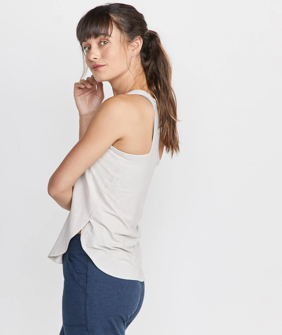 Suki Sport Tank in Oatmeal