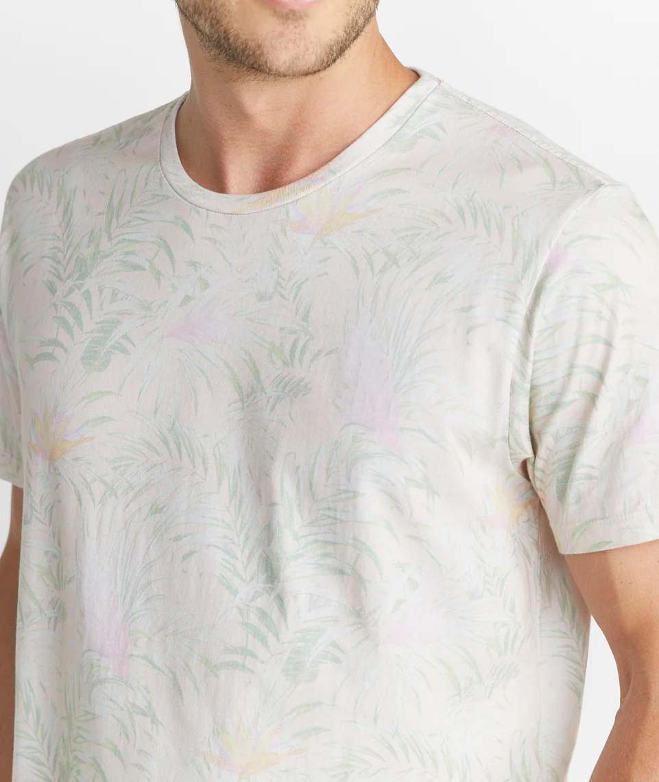 Signature Crew in Leaf Print