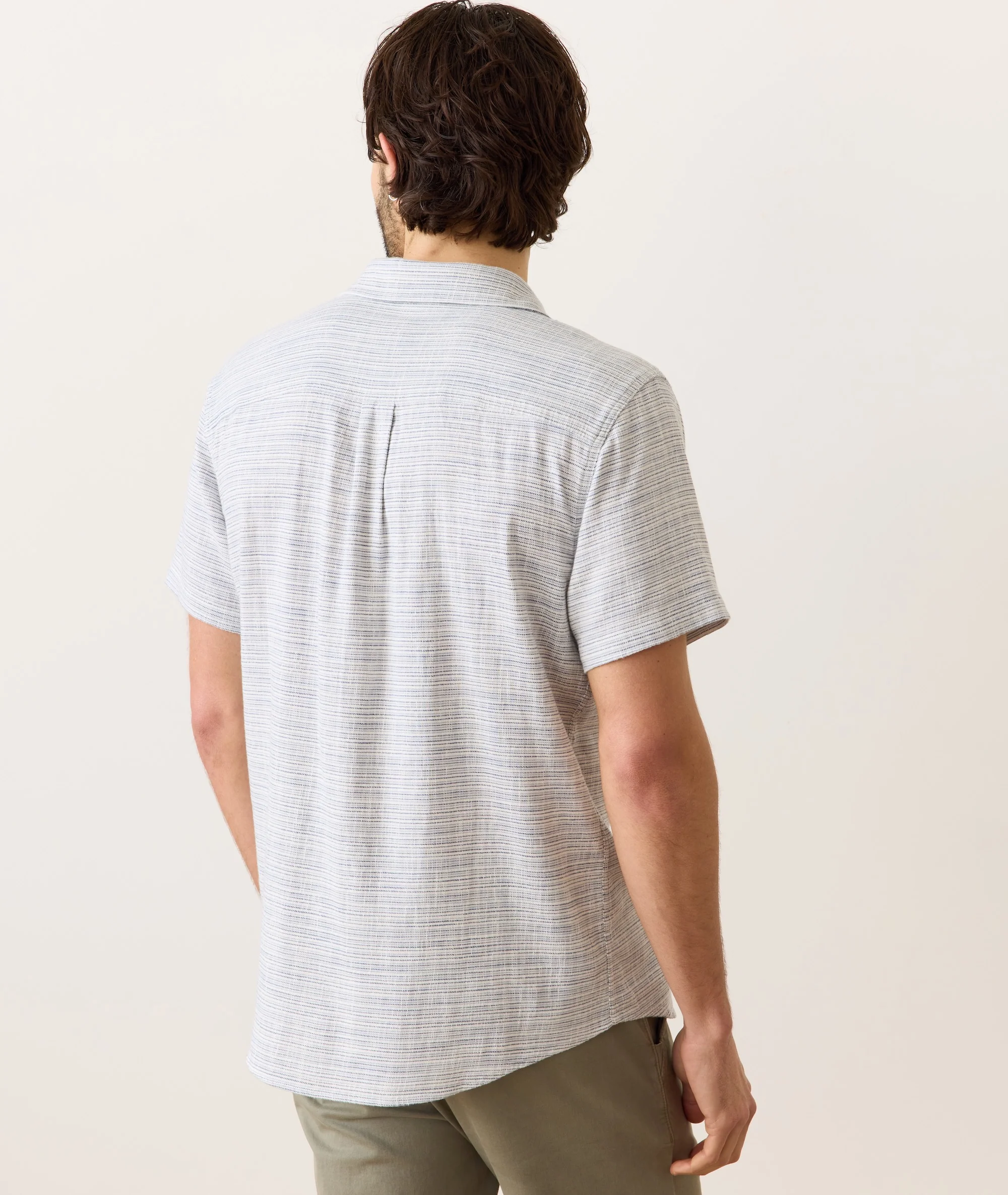 Stretch Selvage Short Sleeve Shirt
