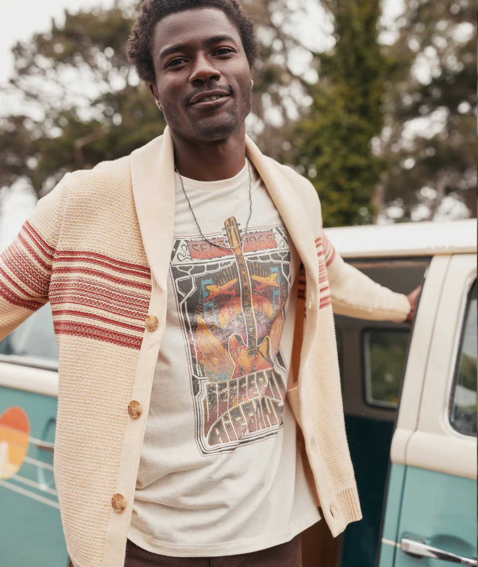 Jefferson Airplane Unisex Tee in Natural