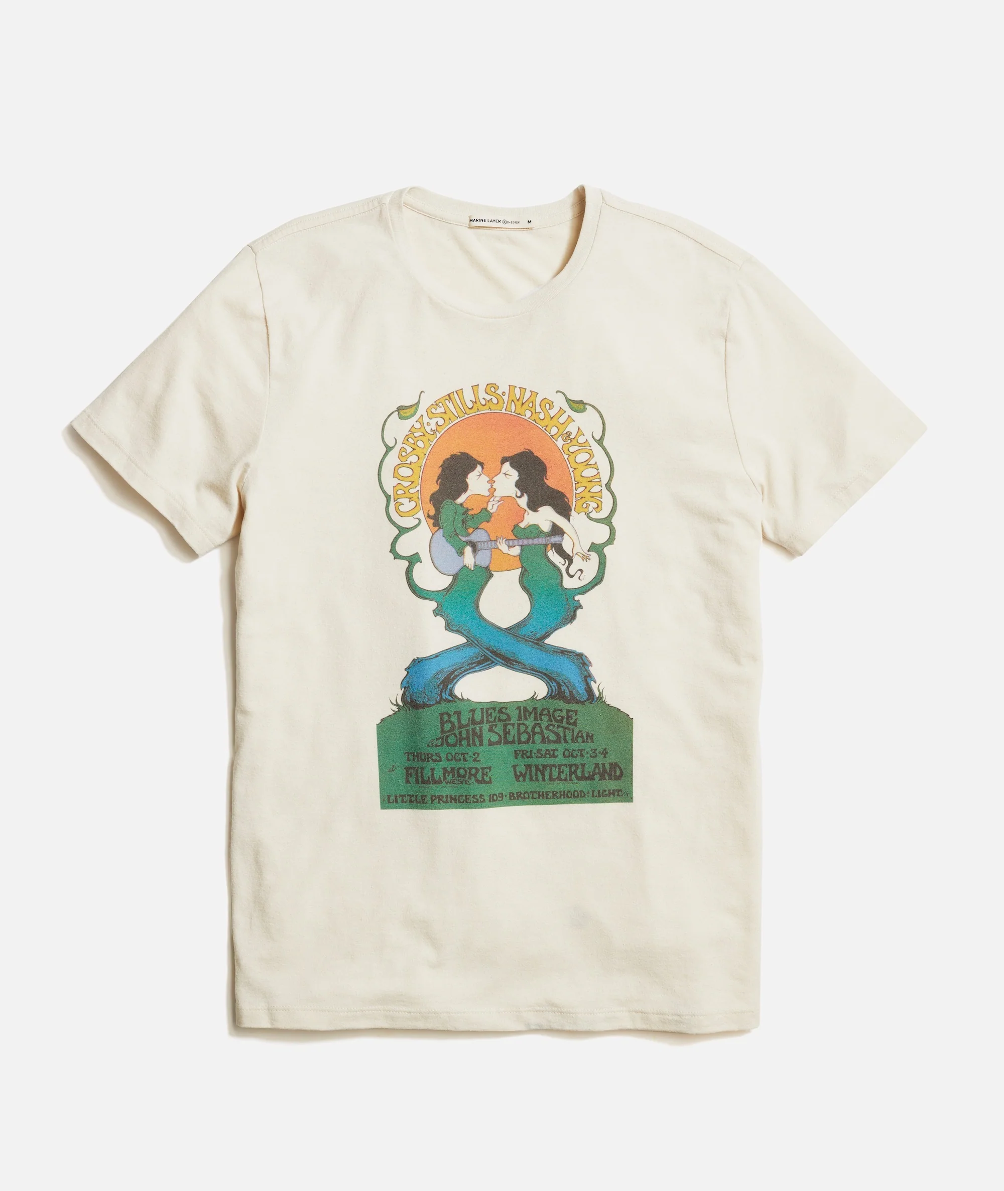 Crosby Stills Nash and Young Winterland Unisex Tee