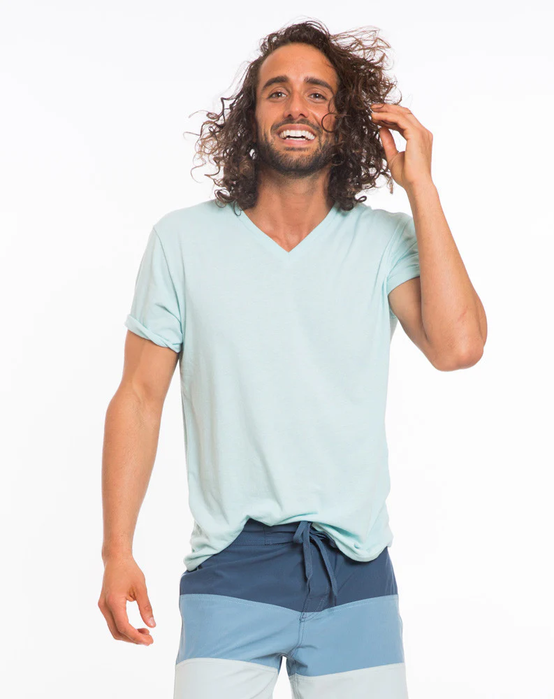 Tri-Blend V-neck - Eggshell