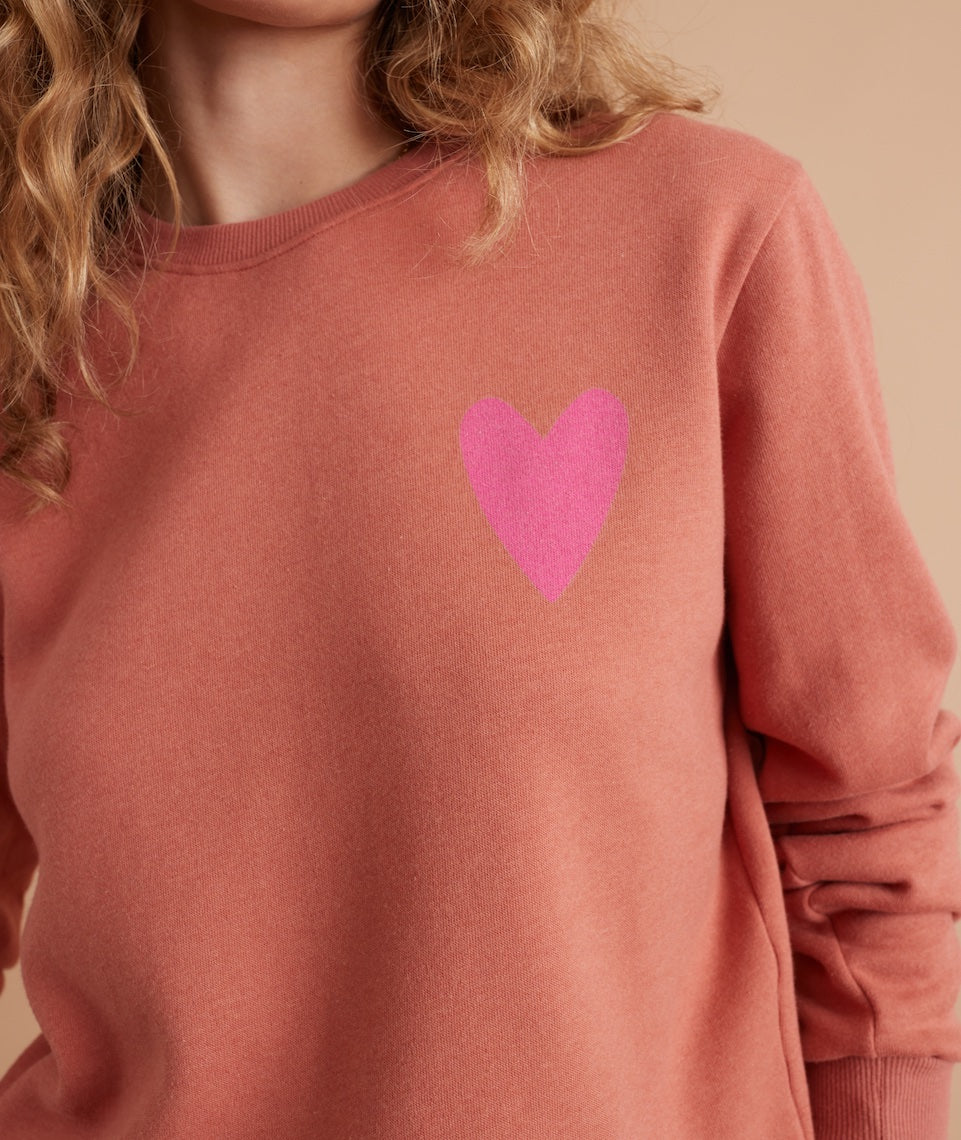 Anytime Sweatshirt in Rosewood