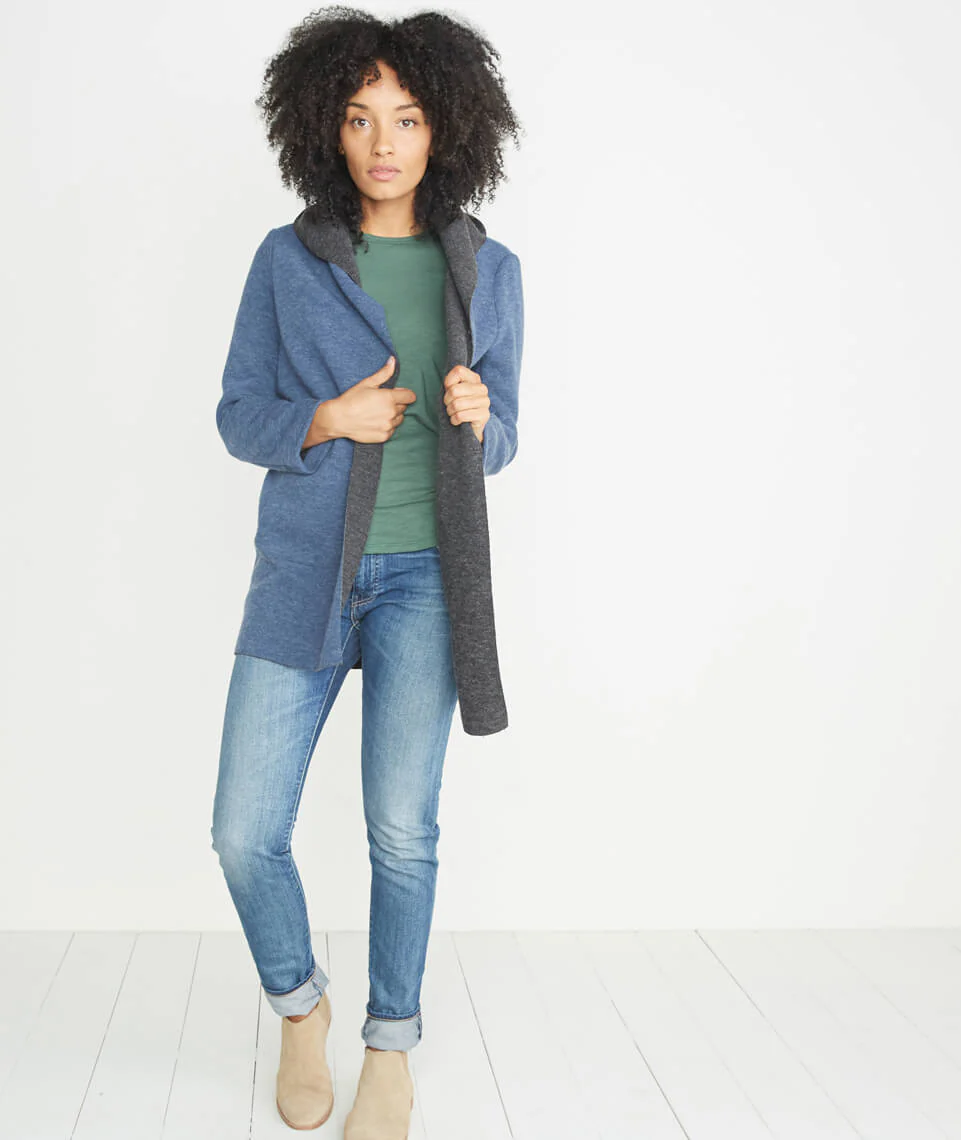 Clover Saddle Longsleeve in Forest Green