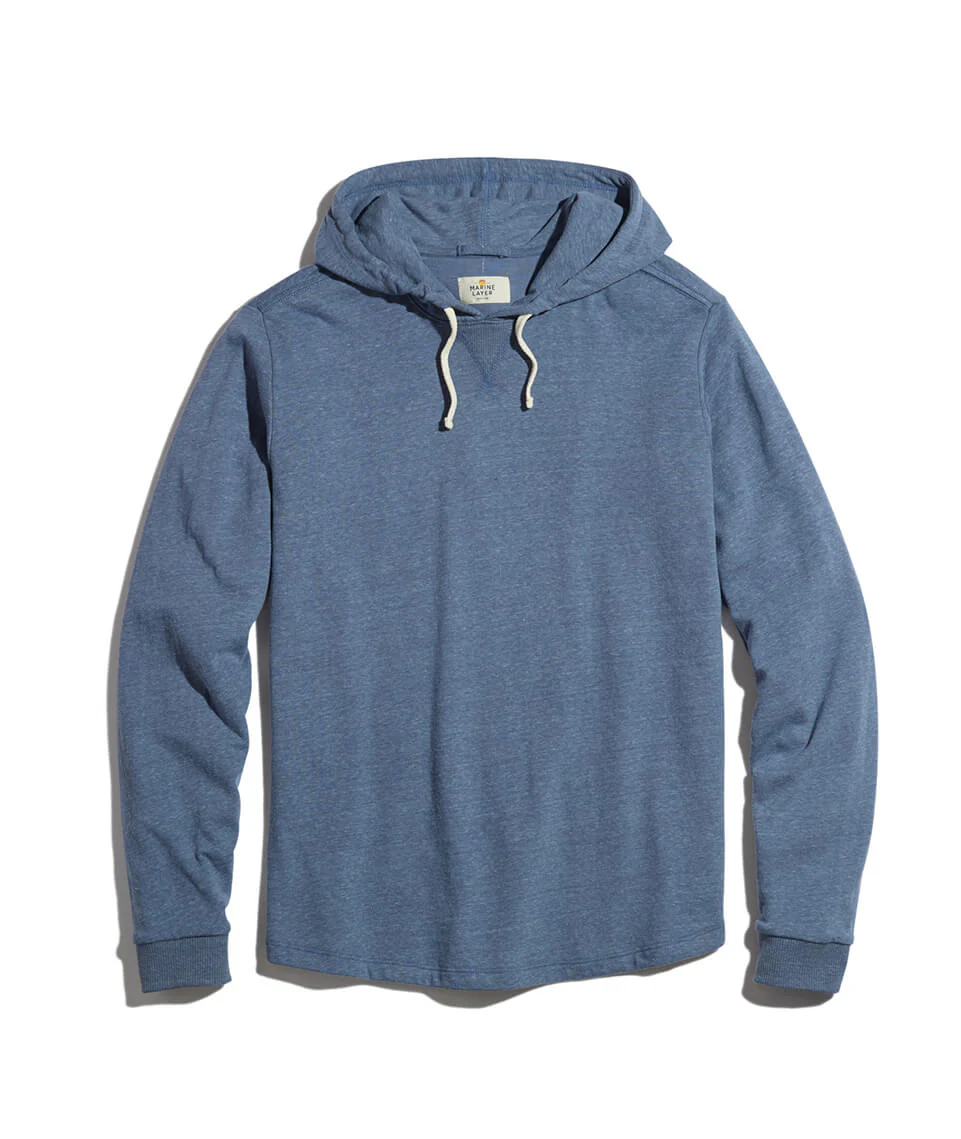 Double Knit Hoodie in Navy
