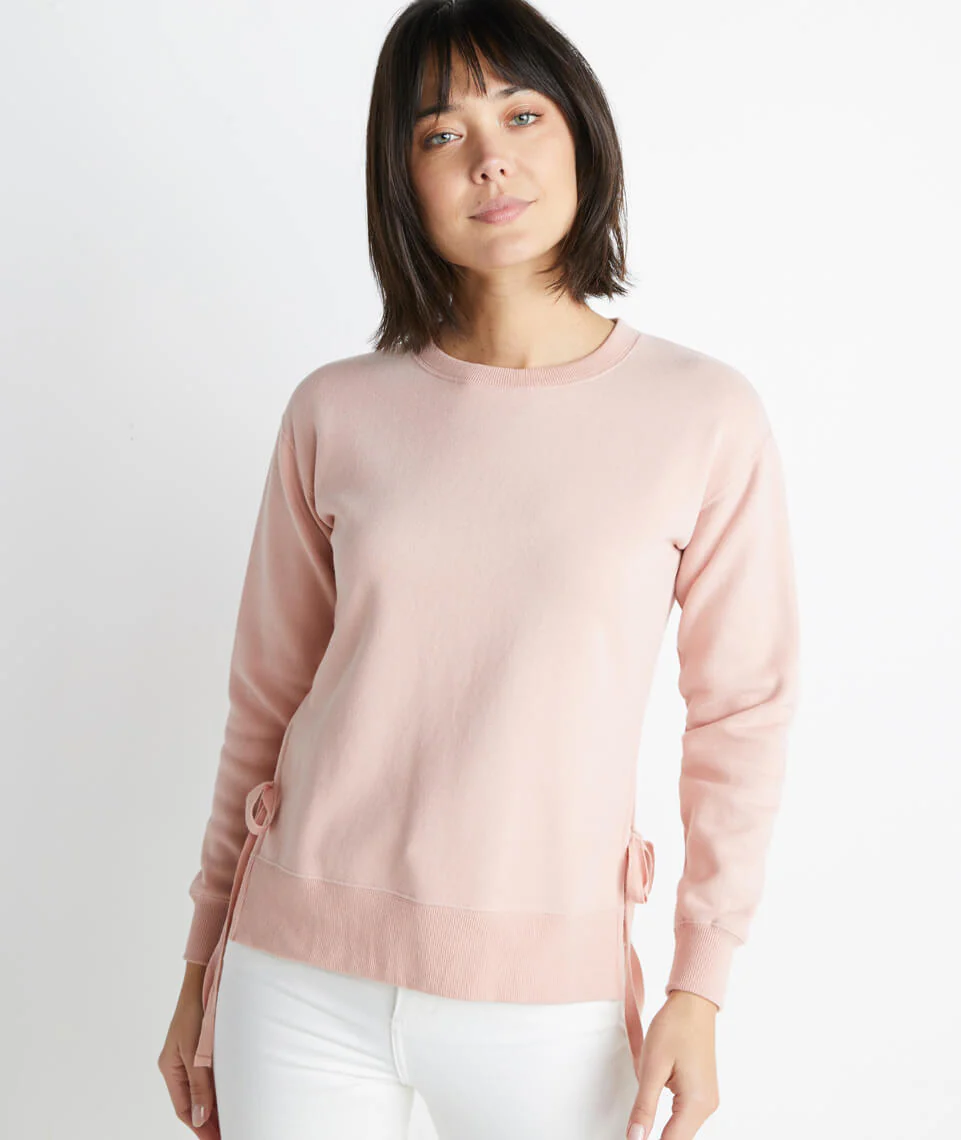 Nora Sweatshirt in Rose Cloud