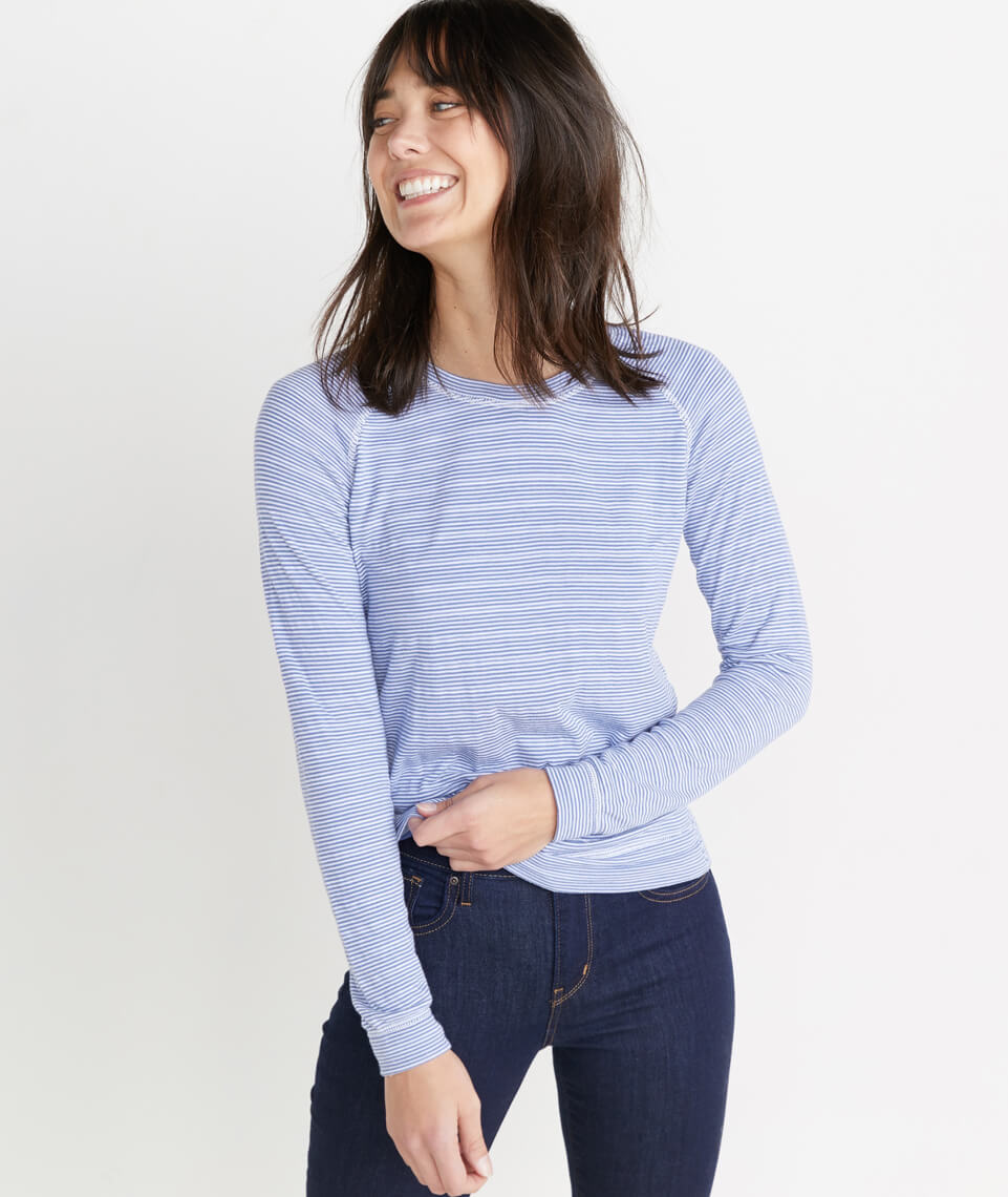 Radley Reversible Raglan in Marlin/White