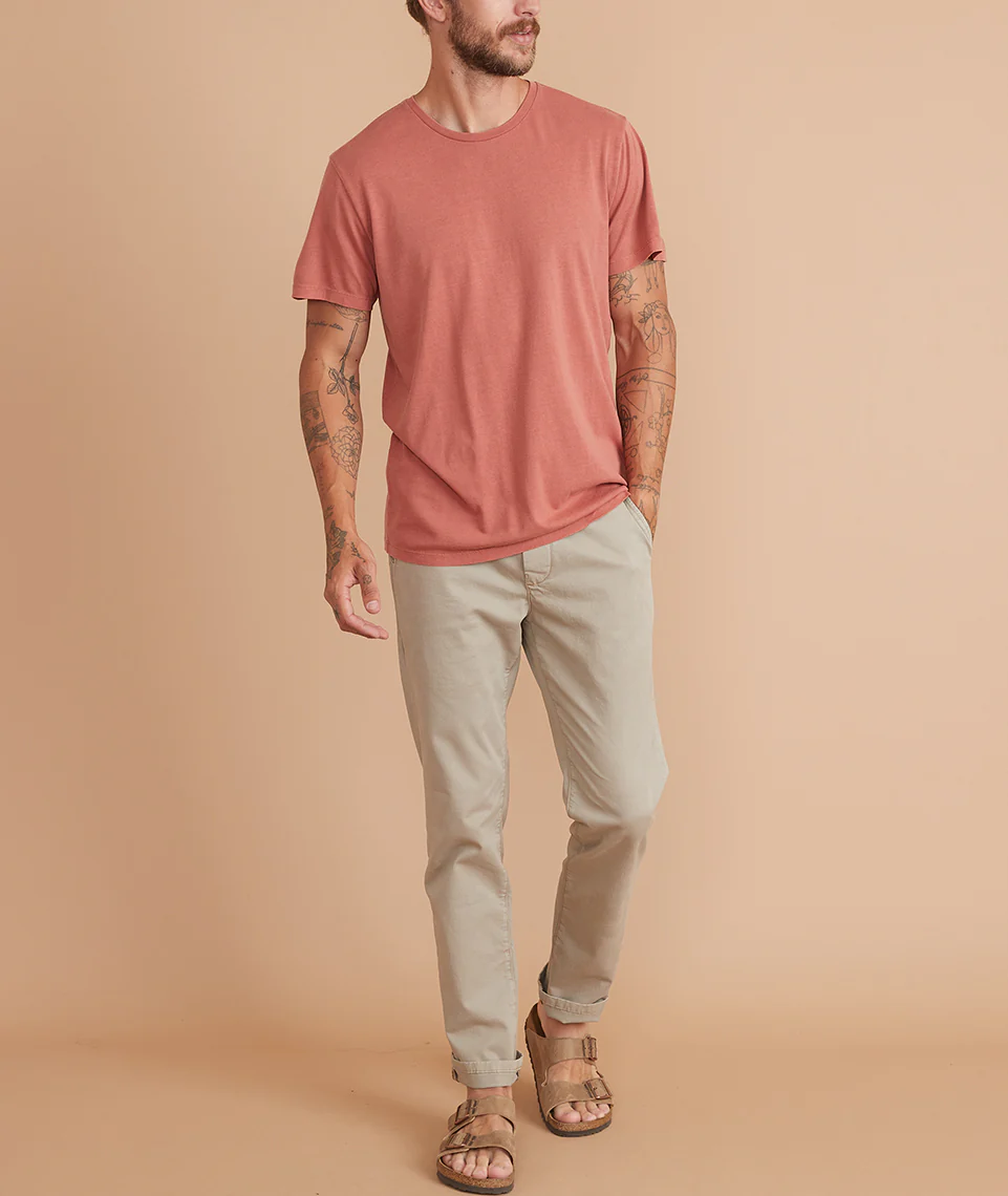 Signature Crew Tee in Bruschetta