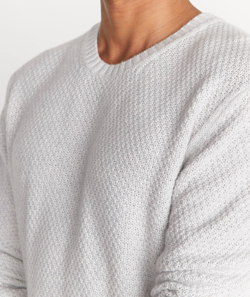 Prescott Sweater in Light Heather