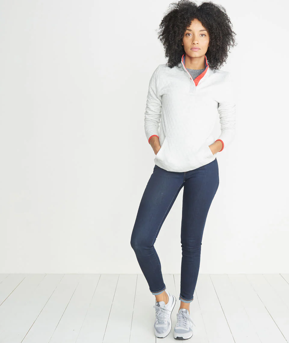 Reversible Lady Corbet in Ecru/Navy