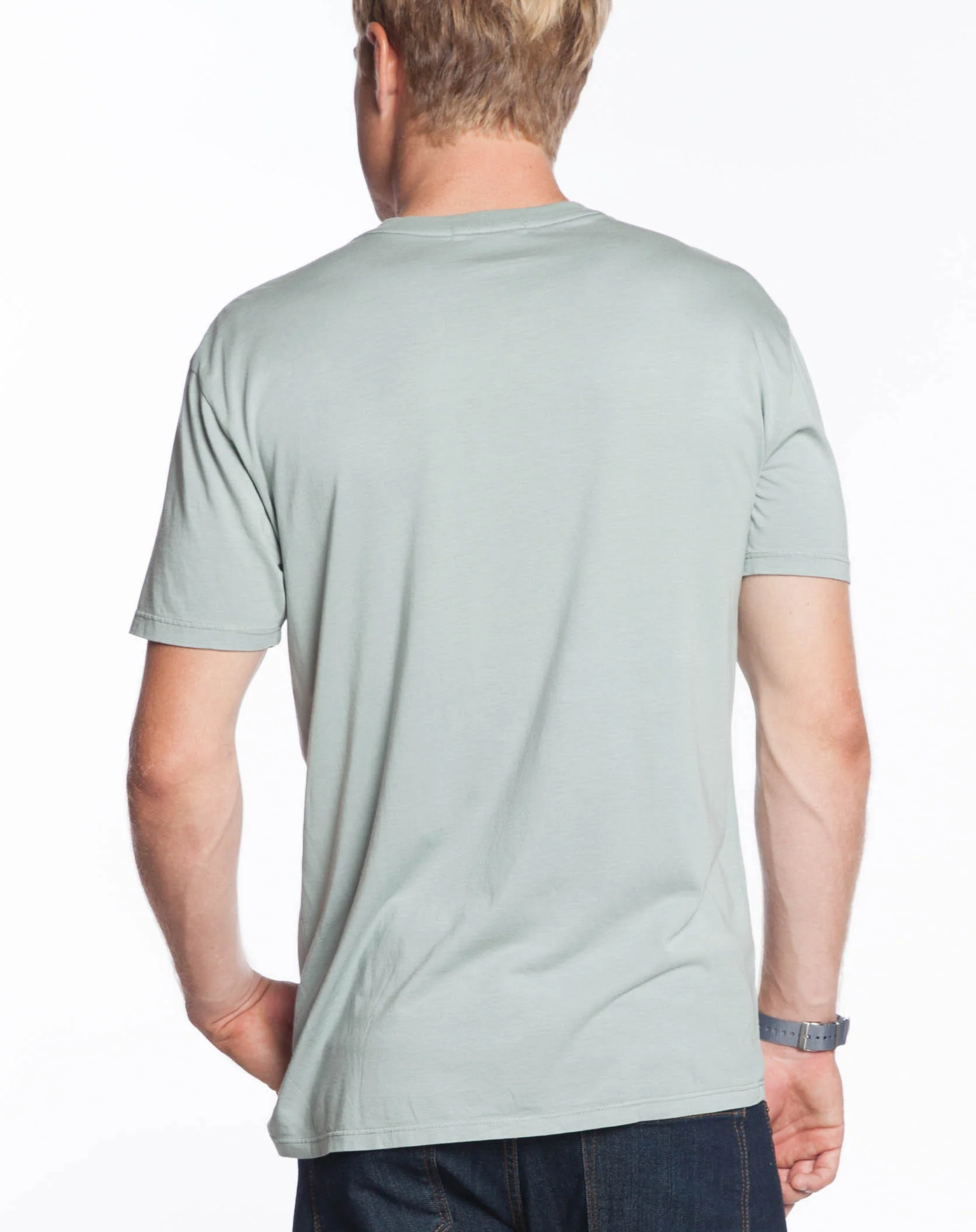 Signature V-Neck Tee - Desert Sage