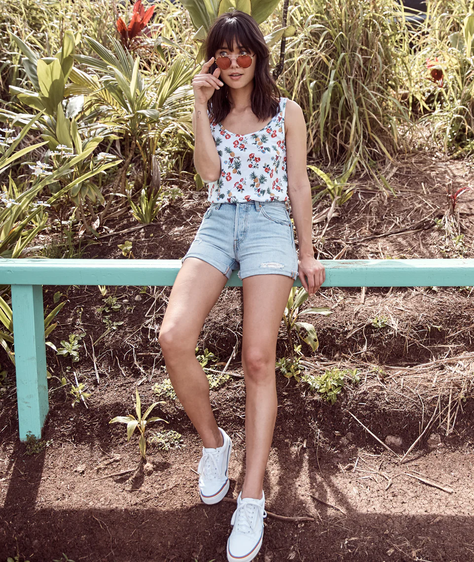 Levi's 501 Long Short in North Beach Blues