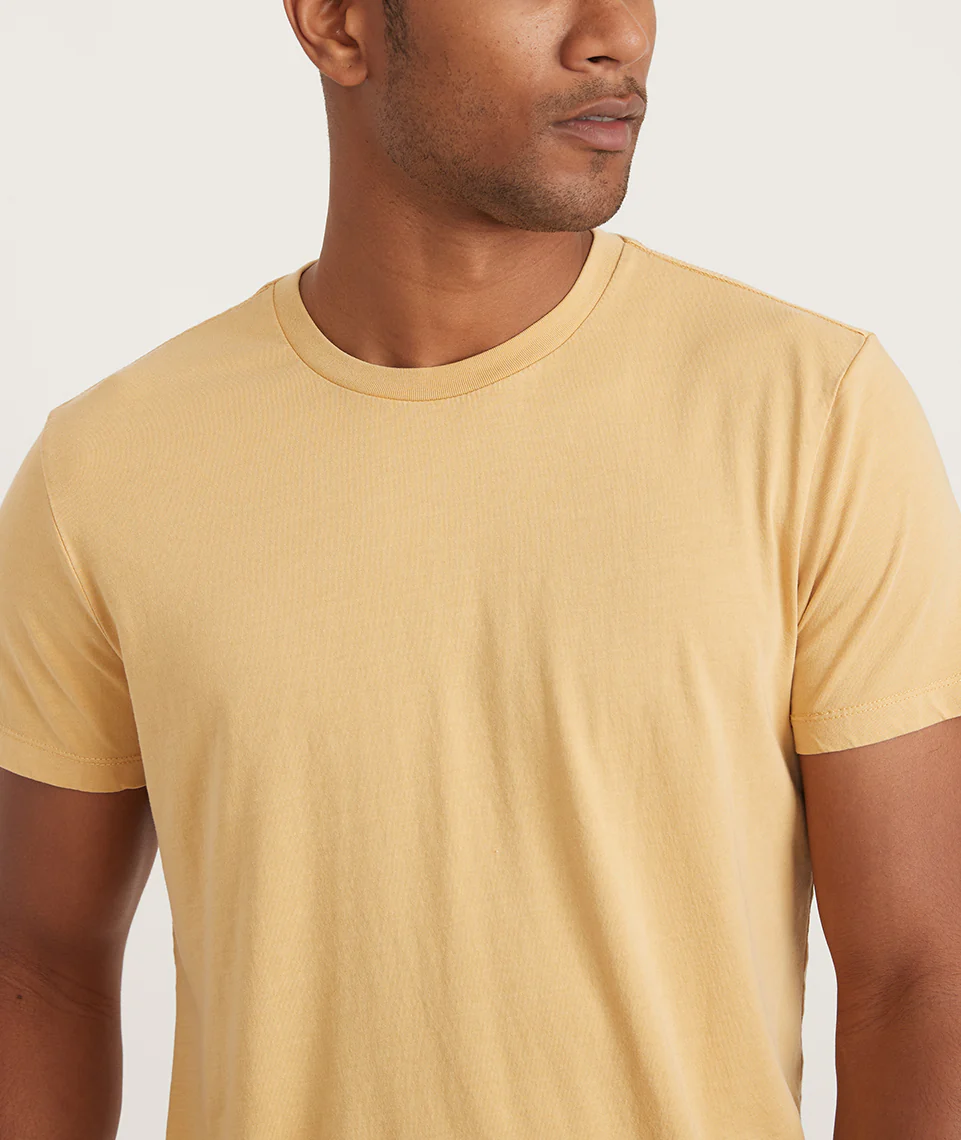 Signature Crew Tee in Rattan