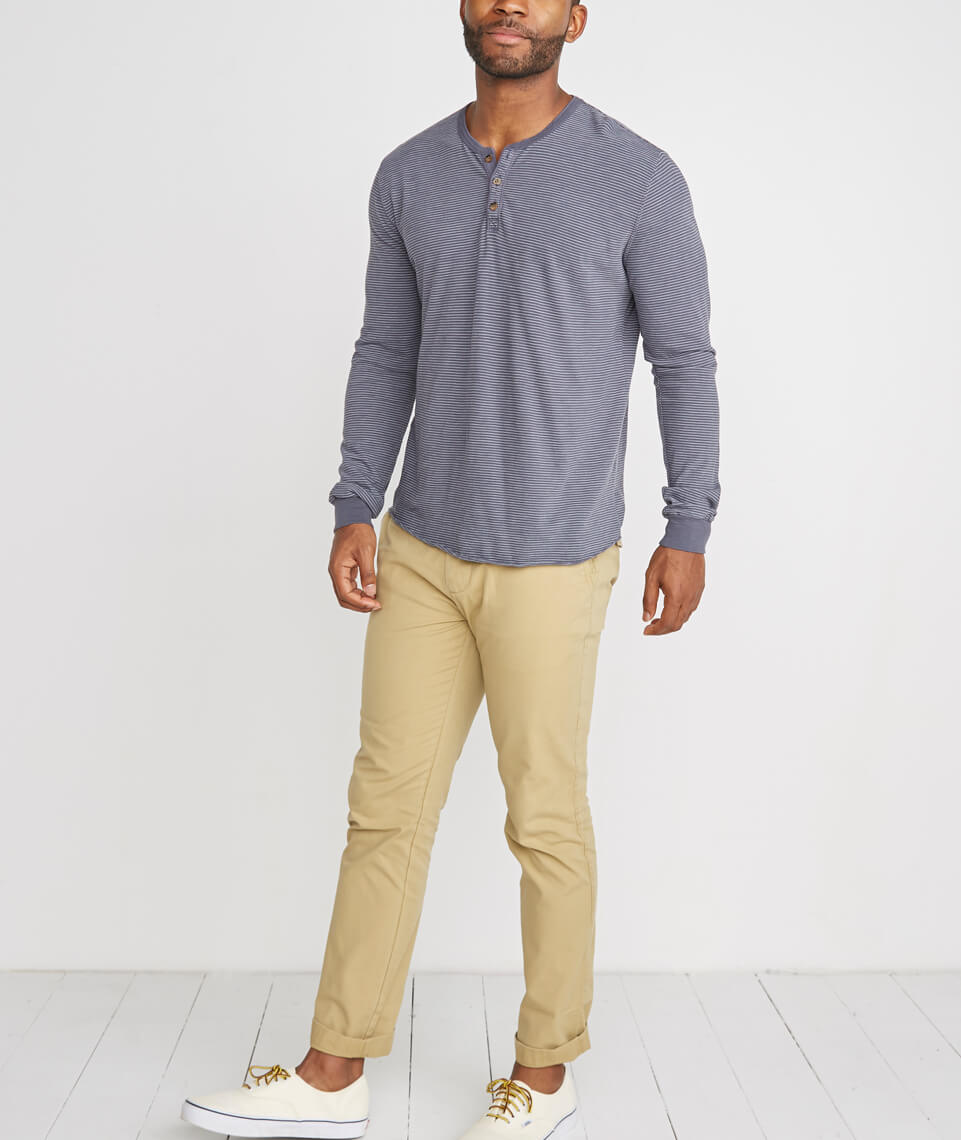 Lightweight Henley in Ink