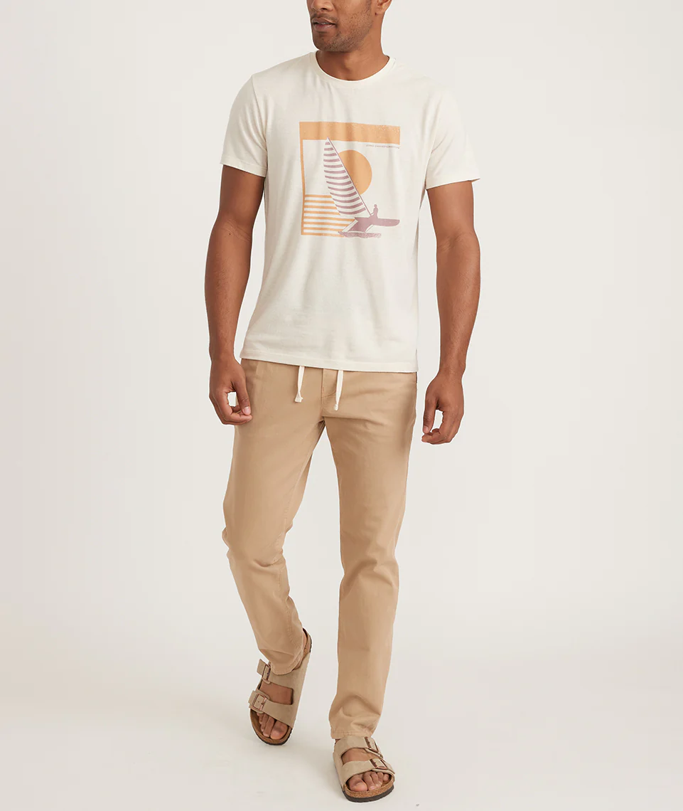 Re-Spun Graphic Tee in Natural