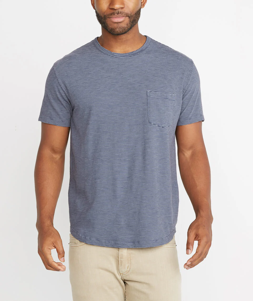 Saddle Pocket Tee in Ink