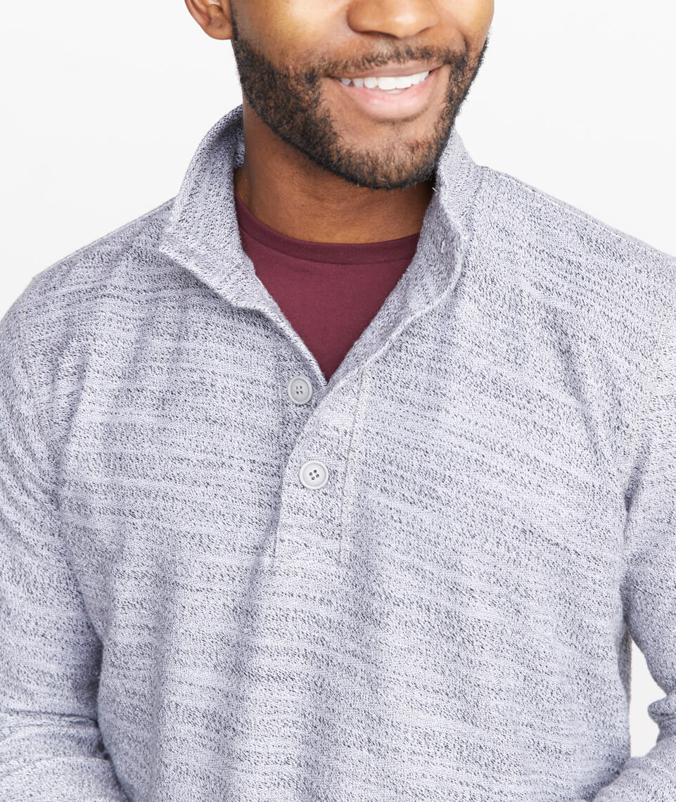 Clayton Pullover in Heather Grey