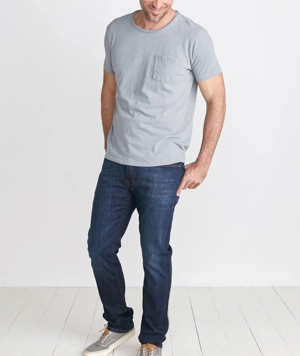 Signature Pocket Tee in Moss