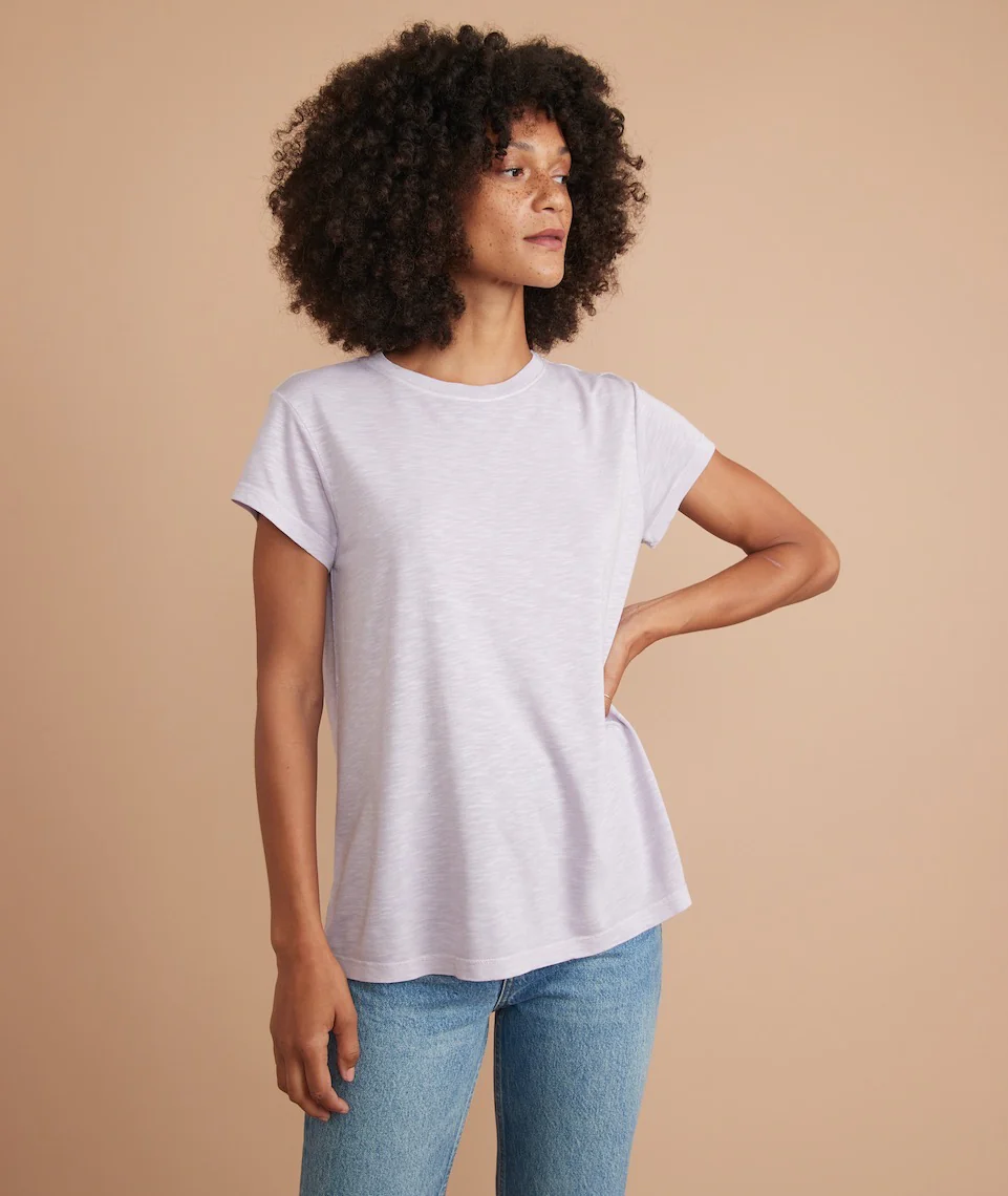 Swing Crew Tee in Orchid Petal