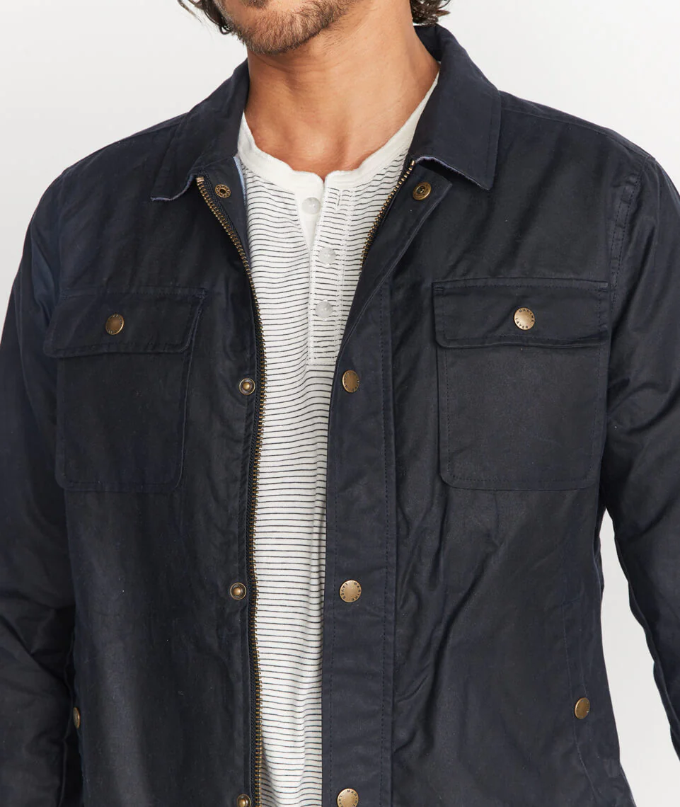 Wax Field Jacket in Dark Navy