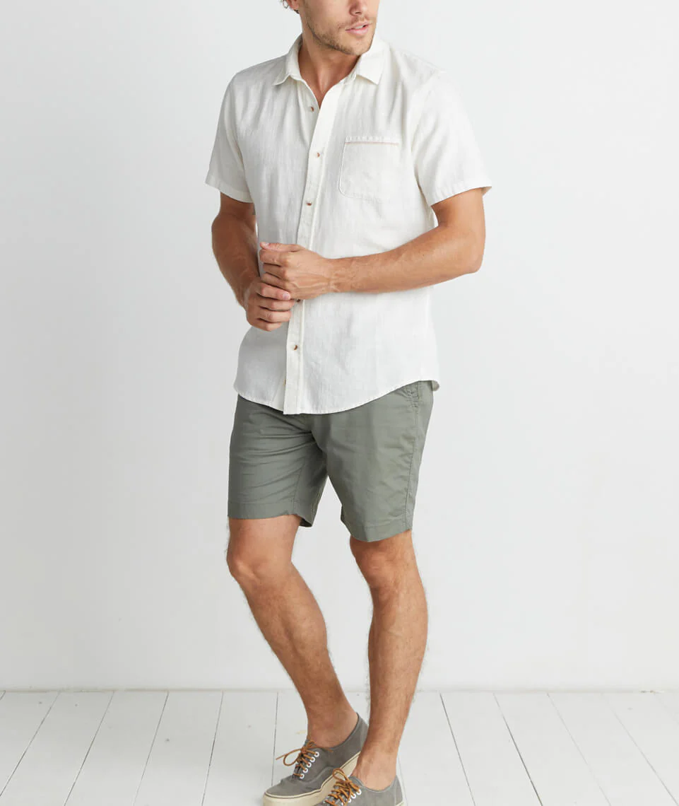 Lance Button Down in Natural