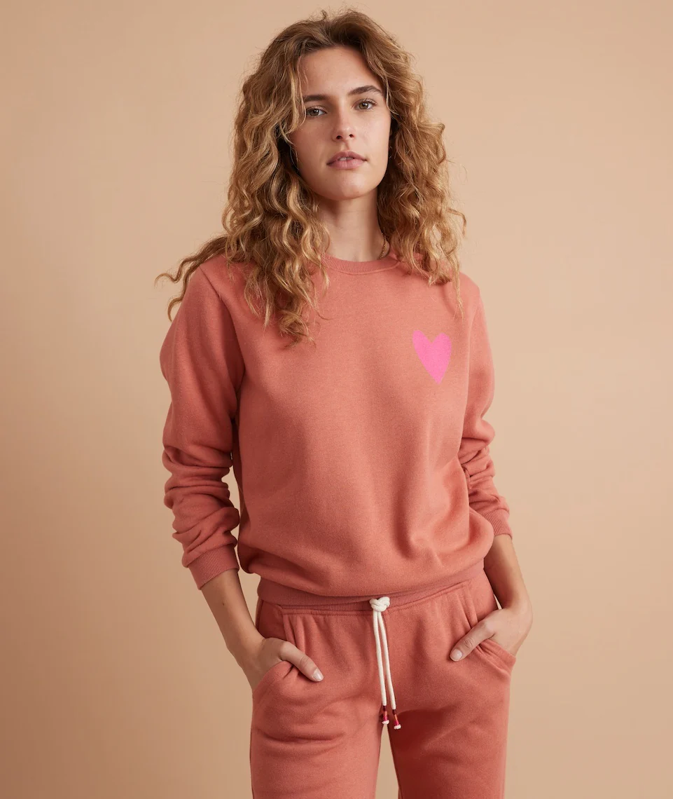 Anytime Sweatshirt in Rosewood