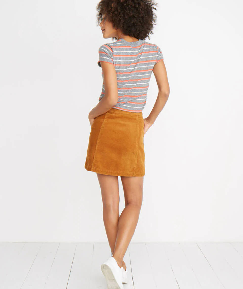 Maxine Mini Skirt in Cathay Spice