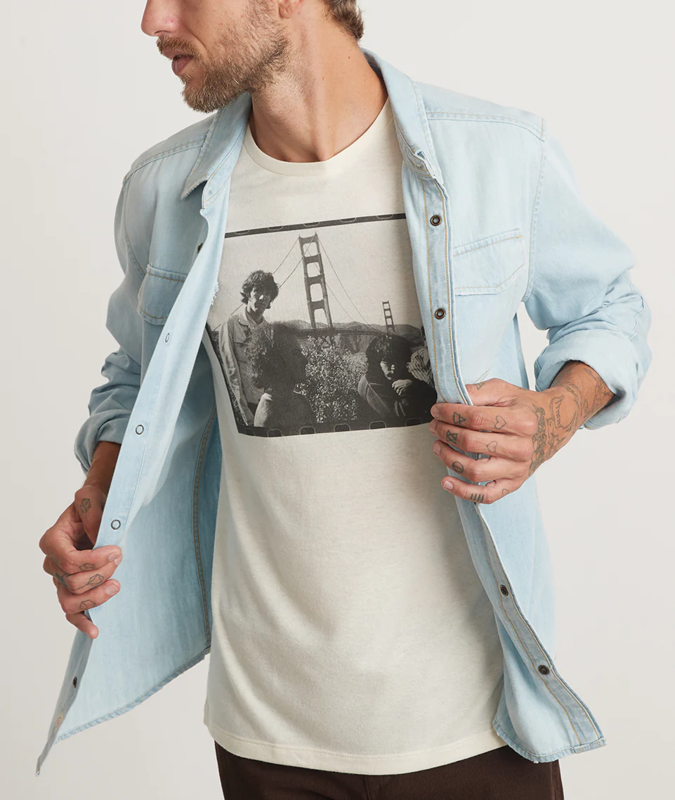 The Doors Photo Tee in Unisex Natural