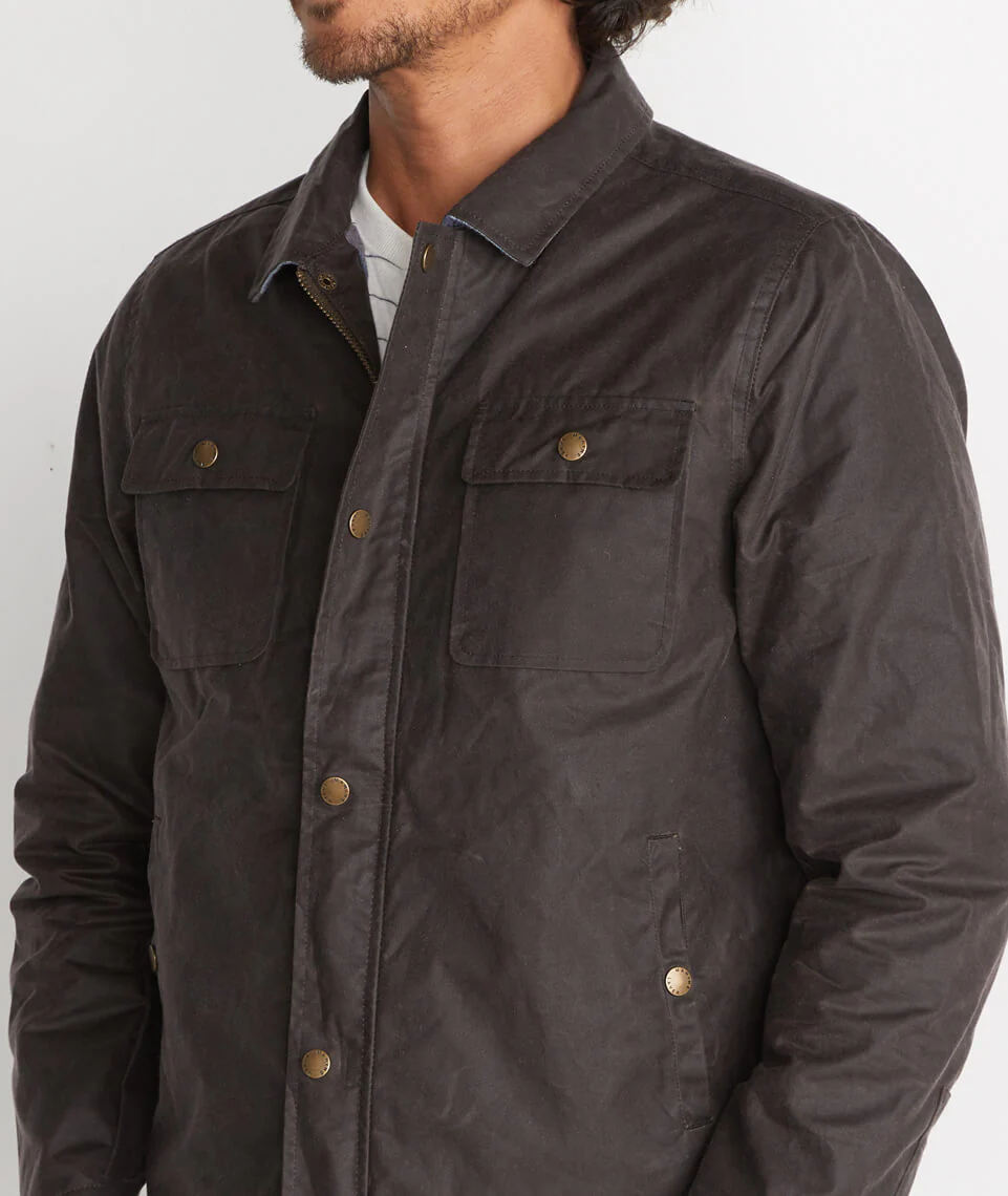 Wax Field Jacket in Oakland Brown