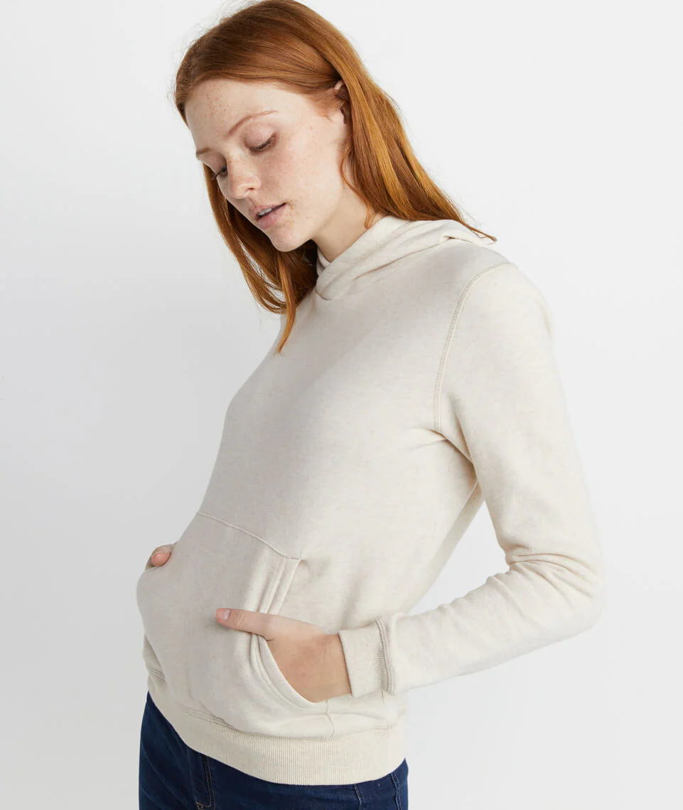 Regina Cowlneck Hoodie in Oatmeal Heather