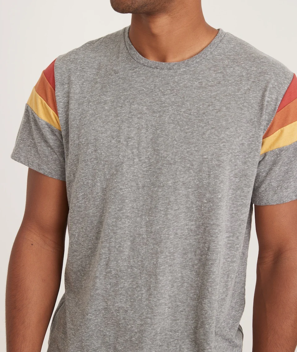 Banks Tee in Heather Grey