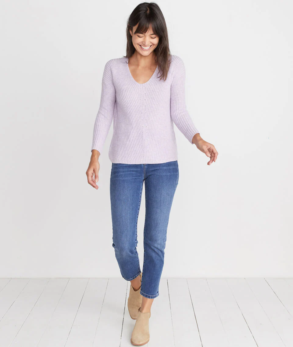 Elisa Pullover in Heather Lilac