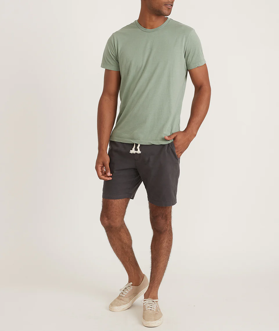 Signature Crew Tee in Hedge Green