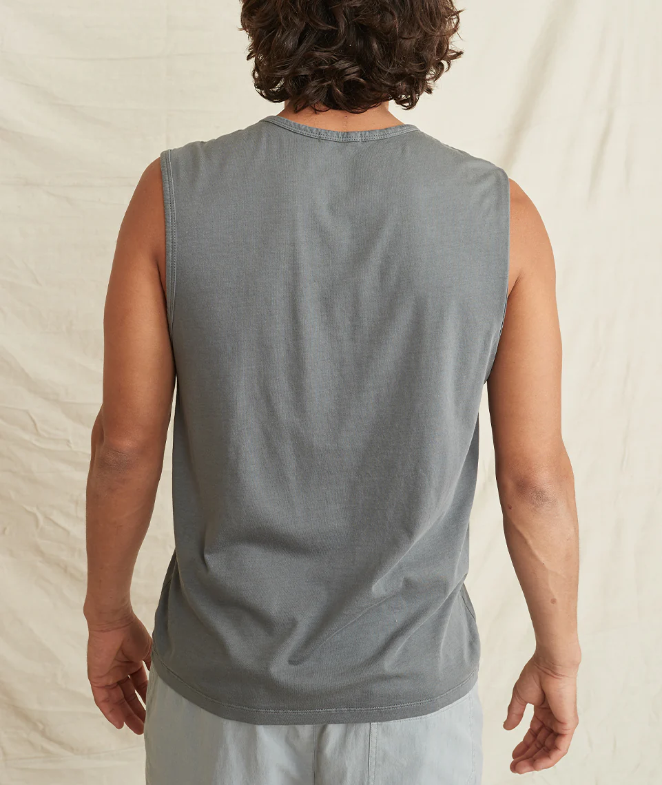 Arturo Muscle Tank in Faded Black