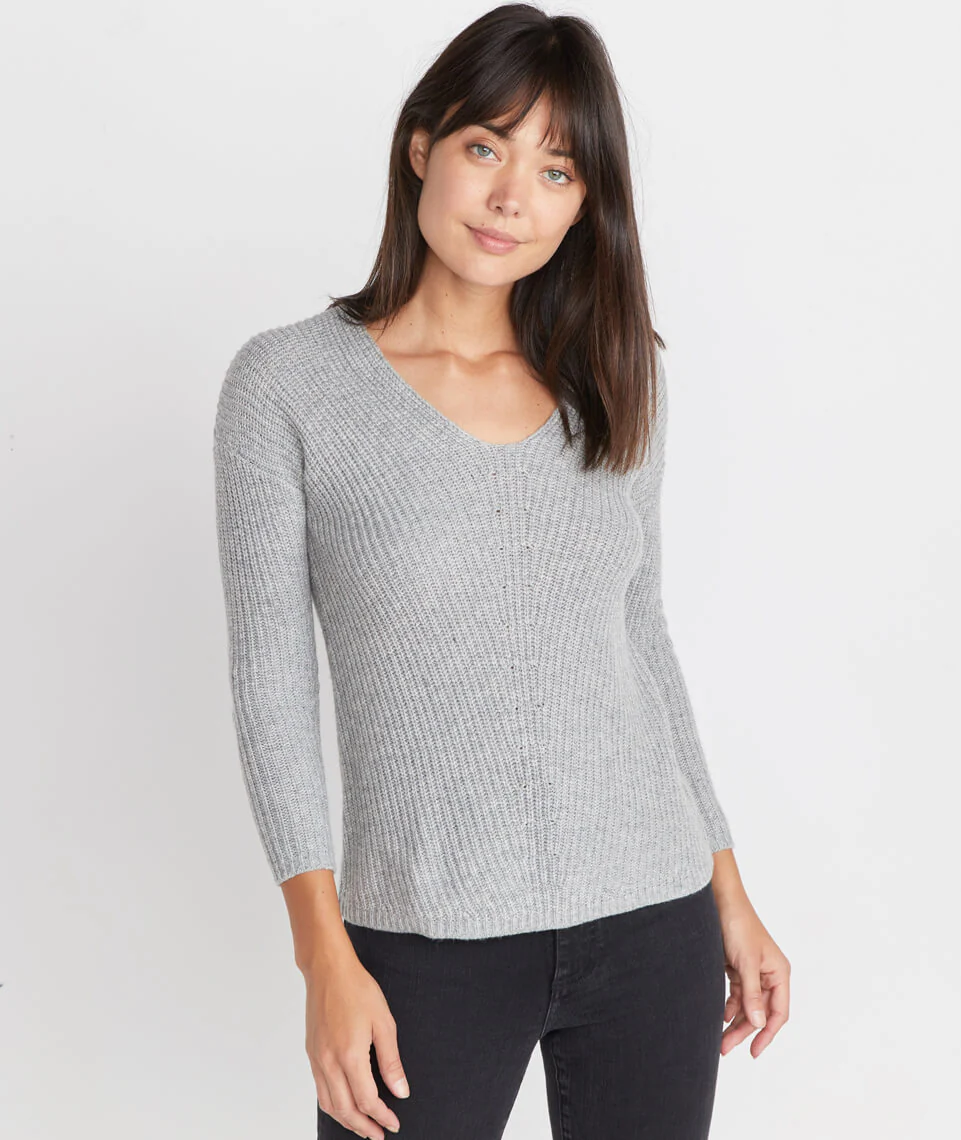Elisa Pullover in Heather Grey