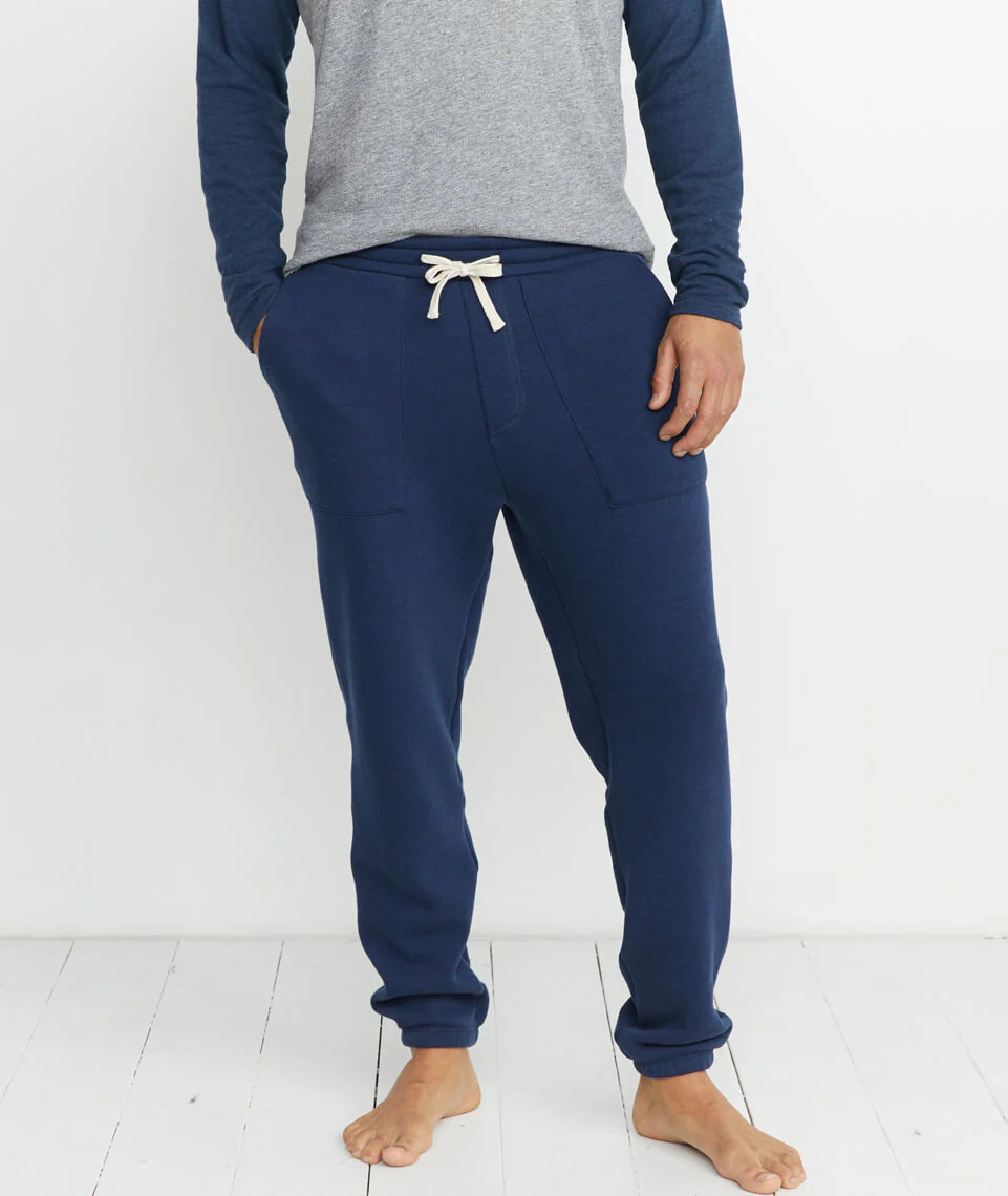 Sherpa Jogger in Navy Heather