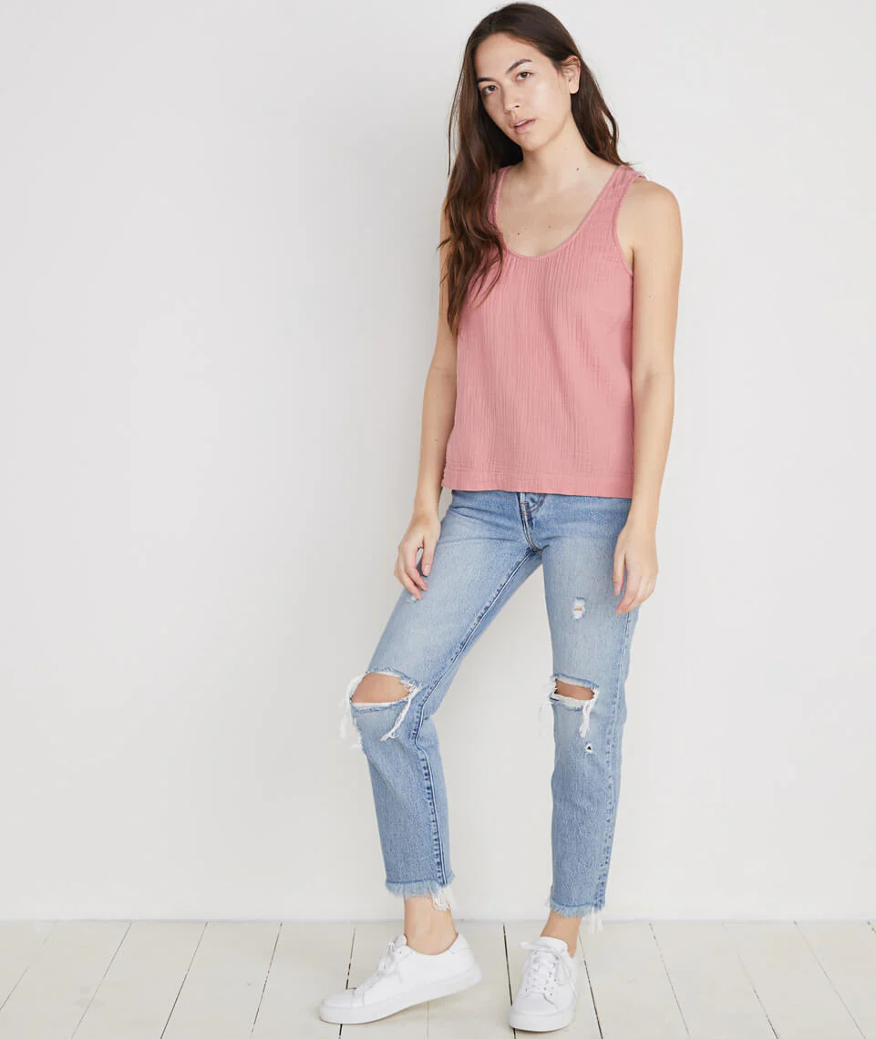 Jackie Tank in Dusty Rose