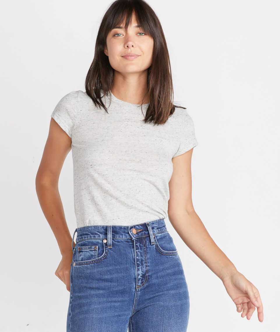 Classic Crew in Heather Ash