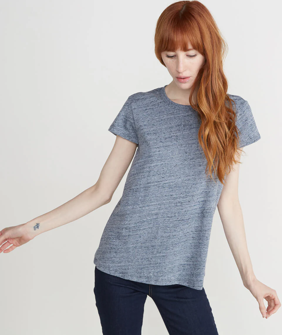 Swing Crew in Denim Flax