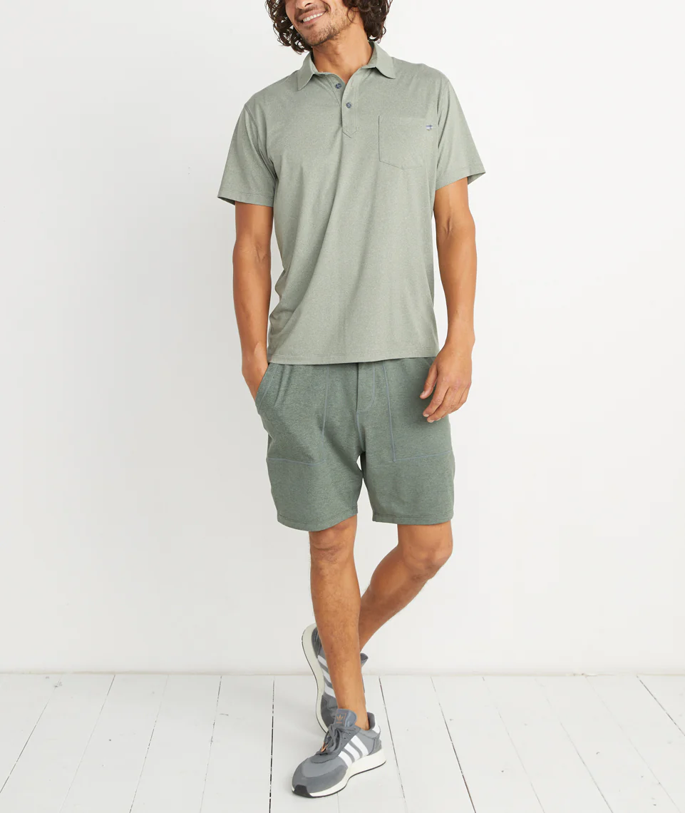 Sport Polo in Agave Green